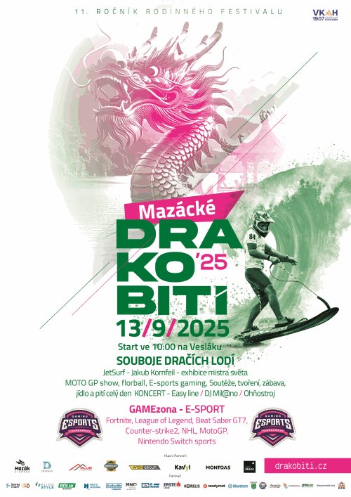 Mazácké Drakobití 2025 zve do Hodonína